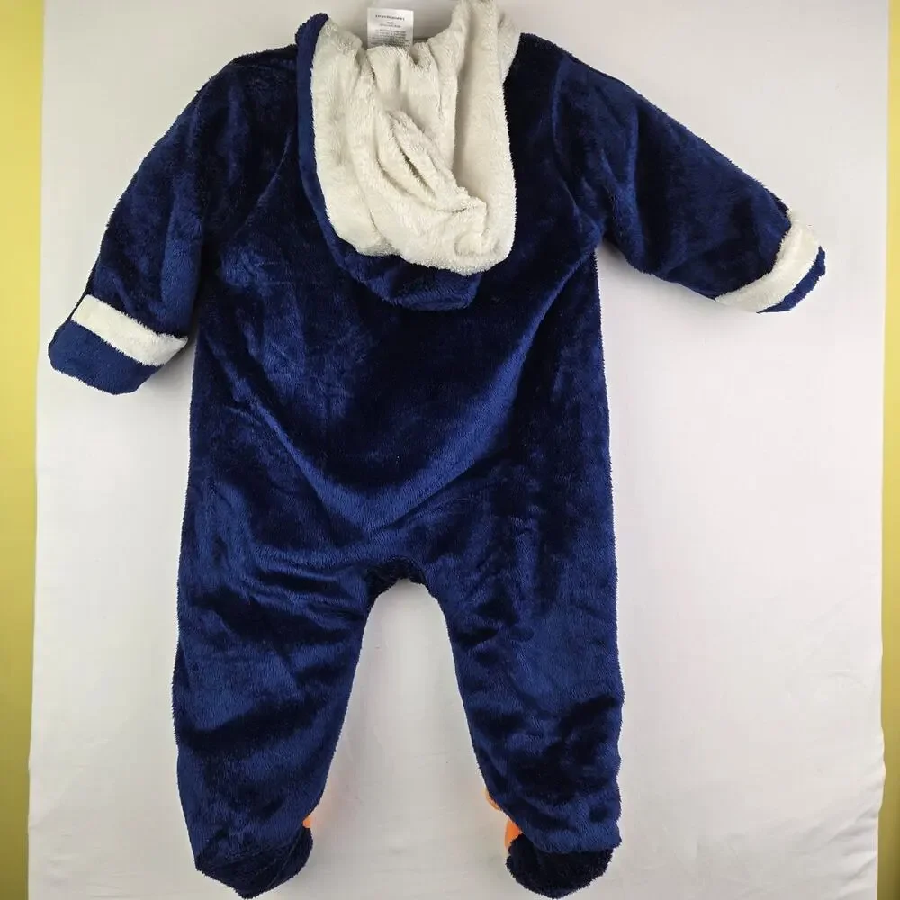 Disney‎ baby Tigger fuzzy winter one piece size 3-6 months